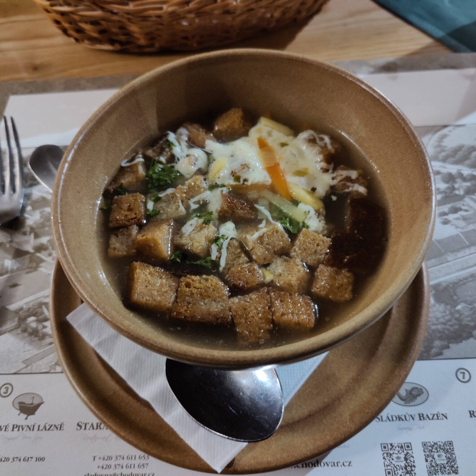 Böhmische Knoblauchsuppe – česneková polévka | toettchen