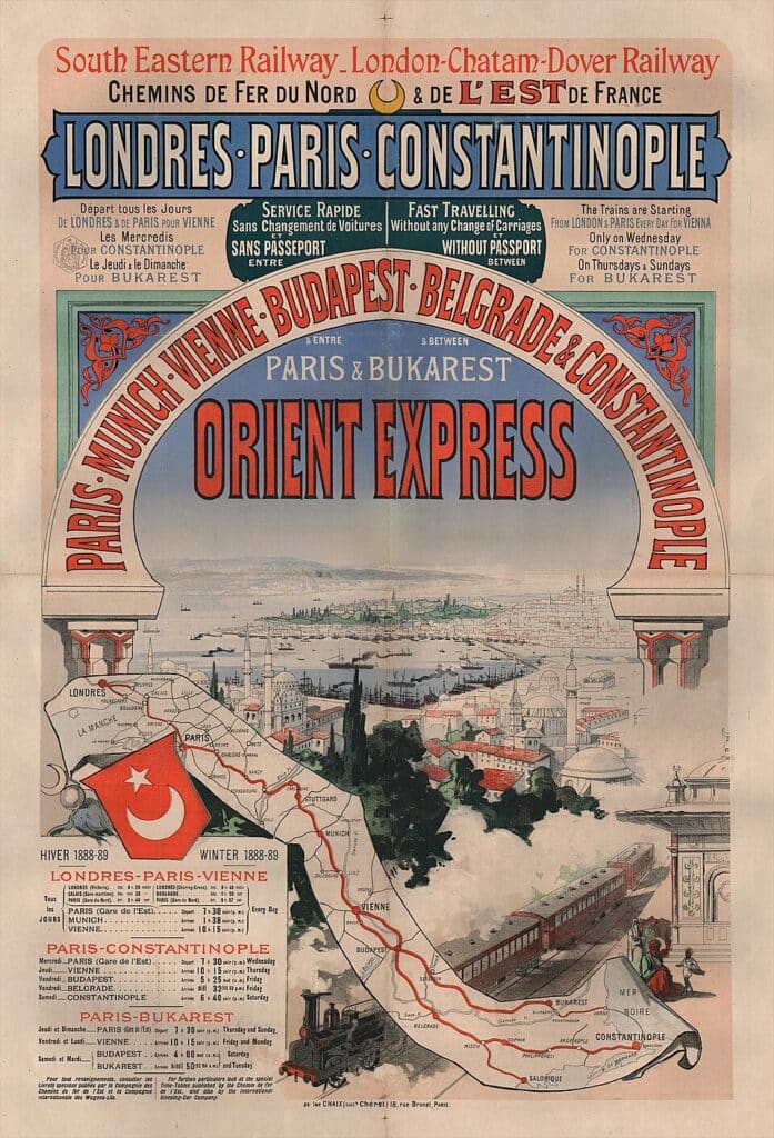 Plakat Simplon-Orient-Express